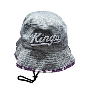 Sacramento Kings Margaritaville Bucket Hat Gray Purple NBA Sun Hat